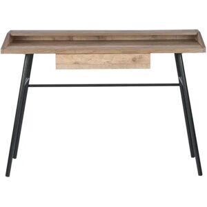 Borough Wharf Algere 100Cm W Rectangular Witing Desk black/brown/gray 85.0 H x 100.0 W x 60.0 D cm