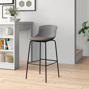 Zipcode Design Barbee 68cm Bar Stool gray/black 86.0 H x 40.0 W x 41.0 D cm