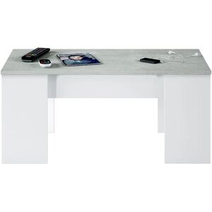 Metro Garibaldi Lift Top Coffee Table brown/gray/white 45.0 H x 100.0 W x 50.0 D cm