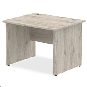 Ebern Designs Hanako Executive Desk brown/gray 73.0 H x 100.0 W x 80.0 D cm
