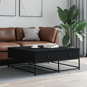 Borough Wharf Gakona Frame Coffee Table with Storage black 40.0 H x 100.0 W x 99.0 D cm