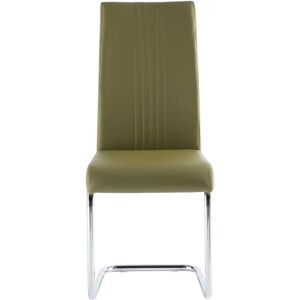 Metro Larkson Upholstered Dining Chair green 100.0 H x 44.0 W x 58.0 D cm