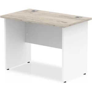 Brayden Studio Impulse 120cm W Rectangle Desk Shell gray/white 73cm H x 100cm W x 60cm D