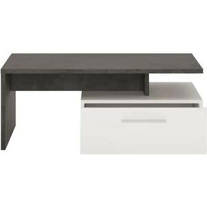 Latitude Run Pinkney Coffee Table brown/gray/white 40.6 H x 100.0 W x 66.0 D cm