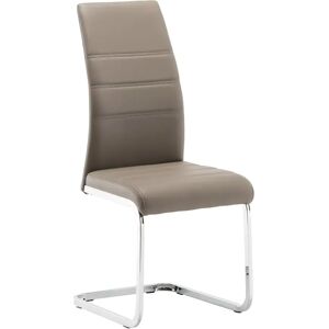 Metro Maeva Upholstered Dining Chair brown 100.0 H x 44.0 W x 57.0 D cm