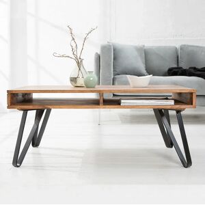 Brayden Studio Timothea Coffee Table black/brown 40.0 H x 60.0 W x 100.0 D cm