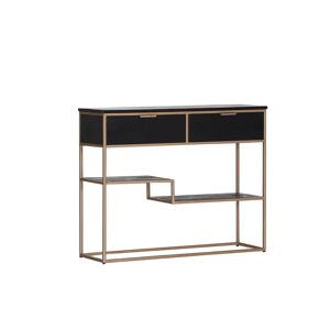 Ebern Designs Belina 100Cm Solid Wood Console Table brown 80.0 H x 100.0 W x 33.0 D cm