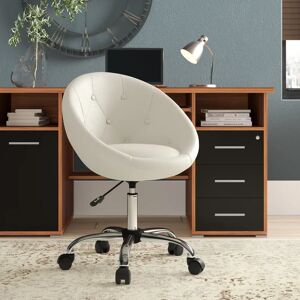 Zipcode Design Height-adjustable office stool Antigore brown 58.0 H x 68.0 W x 60.0 D cm