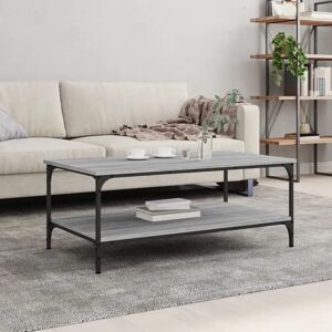 Borough Wharf Aubert 4 Legs Coffee Table with Storage gray 40.0 H x 100.0 W x 55.0 D cm