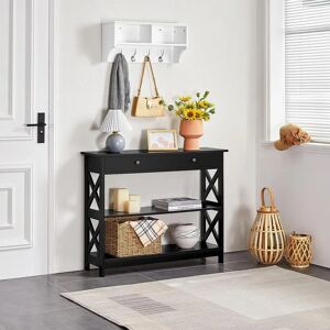 Breakwater Bay Broussard Console Table black 80.0 H x 100.0 W x 30.0 D cm