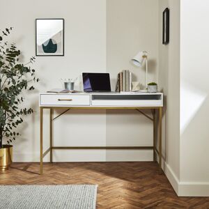 Fairmont Park Aaeryn Writing Desk White 80cm H X 120cm W X 55cm D