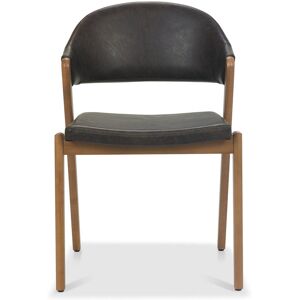 Canora Grey Anayalee Upholstered Dining Chair Brown 82.2cm H X 55.8cm W X 58.9cm D