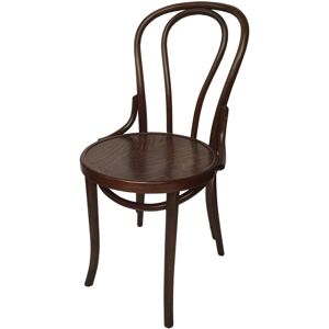 Ophelia & Co. Nevaeh Solid Wood Dining Chair Walnut 90cm H X 40cm W X 47cm D
