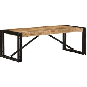 Borough Wharf Coffee Table Solid Wood Acacia Natural 35cm H x 50cm W x 100cm D