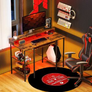 Inbox Zero 120cm W Rectangle Computer Desk Brown