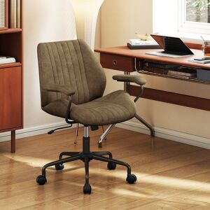 Marlow Home Co. Executive Office Chair Ergonomic Swivel Computer Desk Chair-Olive Green 68.00cm W X 66.00cm D