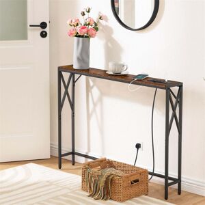 Borough Wharf Annam 100cm Console Table Brown 73cm H X 100cm W X 15cm D