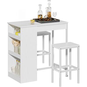 17 Stories Rechaba 2 - Person Dining Set White 2
