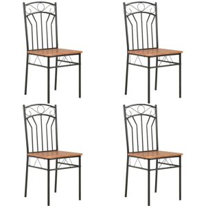 Ophelia & Co. Dining Chair in Brown 86cm H X 40cm W X 48cm D