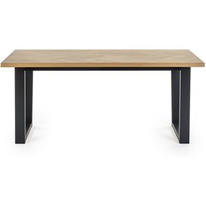Borough Wharf Norgard 180cm L x 90cm W Dining Table Oak Wood
