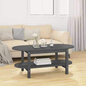 Marlow Home Co. Tajana Solid Wood Coffee Table with Storage Grey 45cm H x 110cm W x 55cm D