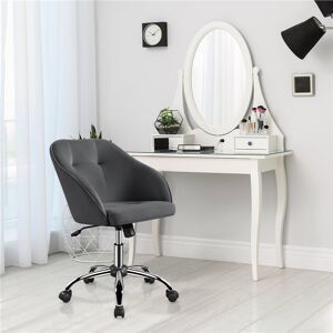 Yaheetech Ergonomic Desk Chair for Home and Office use Grey 86.5cm H X 60cm W X 60cm D