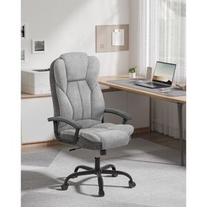 17 Stories Executive Office Chair, Desk Chair, Gaming Chair with Armrests, Computer Chair, Adjustable Height Grey/Grey 70cm W X 70cm D