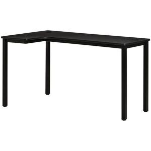 Latitude Run L-Shaped Gaming Desk, Computer Corner Desk With Cable Management, Home Office Workstation, 145 X 81 X 76Cm, Black Black 76cm H X 145cm W X 81cm D