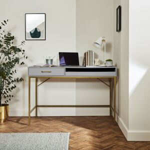 Fairmont Park Aaeryn Writing Desk Grey 80cm H X 120cm W X 55cm D