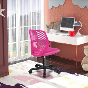 Inbox Zero Adjustable Ergonomic Kids Desk Chair Children Mesh Computer Study Chair Blue 54cm W X 21.26cm D