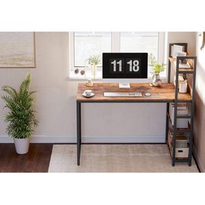 Rio Duechle Computer Desk Rustic Brown 117.9cm H X 119.9cm W X 59.9cm D