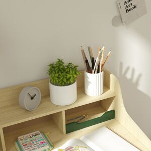 Harriet Bee Yergat Kids 2 Piece and Chair Set Natural Wood 96cm H X 80.4cm L X 50cm D