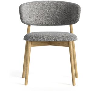 Fjørde & Co Xavier Luna Dining Chair Grey 81cm H X 59cm W X 57cm D