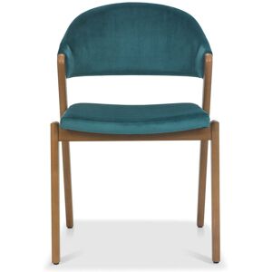 Canora Grey Anayalee Upholstered Dining Chair Azure 82.2cm H X 55.8cm W X 58.9cm D