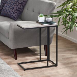 Borough Wharf Beaverdam Side Table Concrete Grey 60cm H X 30cm W X 50cm D