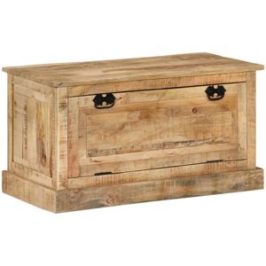 Alpen Home Kushner Wood Storage Bench Brown 45cm H X 85cm W X 40cm D
