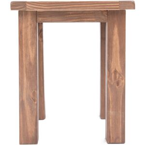 Alpen Home Patti Side Table Brown 47cm H X 40cm W X 40cm D Alpen Home Patti Side Table Brown 47cm H X 40cm W X 40cm D