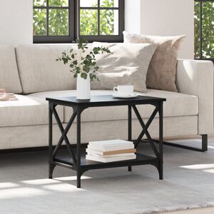 Borough Wharf Side Table 55 X 38 X 45 Cm Engineered Wood Black Oak 45cm H X 55cm W X 38cm D Borough Wharf Side Table 55 X 38 X 45 Cm Engineered Wood Black Oak 45cm H X 55cm W X 38cm D