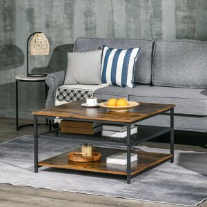 Rio Coffee Table Brown 45cm H X 80cm W X 80cm D Rio Coffee Table Brown 45cm H X 80cm W X 80cm D
