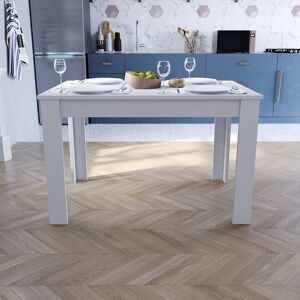 Ebern Designs Iriemi Dining Table White 74cm H x 117cm L x 76.5cm W Ebern Designs Iriemi Dining Table White 74cm H x 117cm L x 76.5cm W