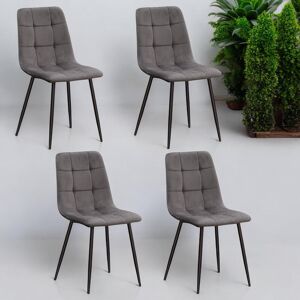 Fairmont Park Set of 4 Eyre Upholstered Dining Chair Grey 226.06cm H X 111.76cm W X 116.84cm D Fairmont Park Set of 4 Eyre Upholstered Dining Chair Grey 226.06cm H X 111.76cm W X 116.84cm D