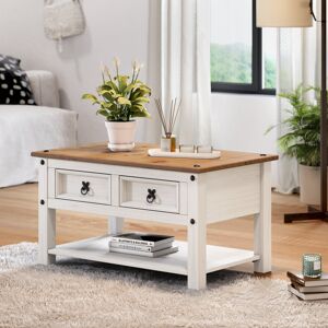Brambly Cottage Denese Four Leg Coffee Table Medium Wood 45cm H X 85cm W X 50cm D Brambly Cottage Denese Four Leg Coffee Table Medium Wood 45cm H X 85cm W X 50cm D