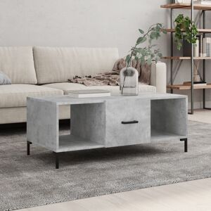 17 Stories Coffee Table Smoked Oak 102X50x40 Cm Engineered Wood Concrete Grey 17 Stories Coffee Table Smoked Oak 102X50x40 Cm Engineered Wood Concrete Grey