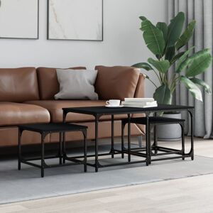 Borough Wharf Hindsboro 4 Legs Coffee Table Black 45cm H X 100cm W X 50cm D Borough Wharf Hindsboro 4 Legs Coffee Table Black 45cm H X 100cm W X 50cm D