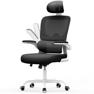17 Stories Motonobu Ergonomic Office Chair with Mesh Lumbar Support Black/White 127cm H X 50.8cm W X 54cm D 17 Stories Motonobu Ergonomic Office Chair with Mesh Lumbar Support Black/White 127cm H X 50.8cm W X 54cm D