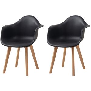 Fjørde & Co 39cm H Wing Back Armchair Black 81.5cm H X 43cm W X 47cm D Fjørde & Co 39cm H Wing Back Armchair Black 81.5cm H X 43cm W X 47cm D