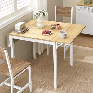 Borough Wharf Brimmer Extendable Dining Table Natural Oak/White Borough Wharf Brimmer Extendable Dining Table Natural Oak/White