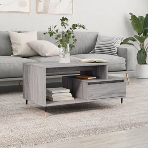 17 Stories Michellene 4 Legs Coffee Table with Storage Grey Sonoma 45cm H X 90cm W X 49cm D 17 Stories Michellene 4 Legs Coffee Table with Storage Grey Sonoma 45cm H X 90cm W X 49cm D