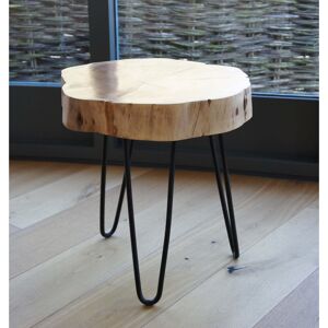 Alpen Home Jazmyne Side Table Brown 45cm H X 40cm W X 40cm D Alpen Home Jazmyne Side Table Brown 45cm H X 40cm W X 40cm D