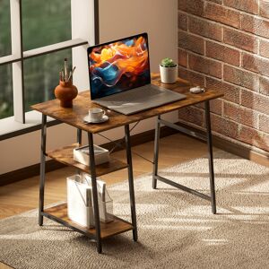 Borough Wharf Writing Desk Brown 76cm H X 100cm W X 60cm D Borough Wharf Writing Desk Brown 76cm H X 100cm W X 60cm D